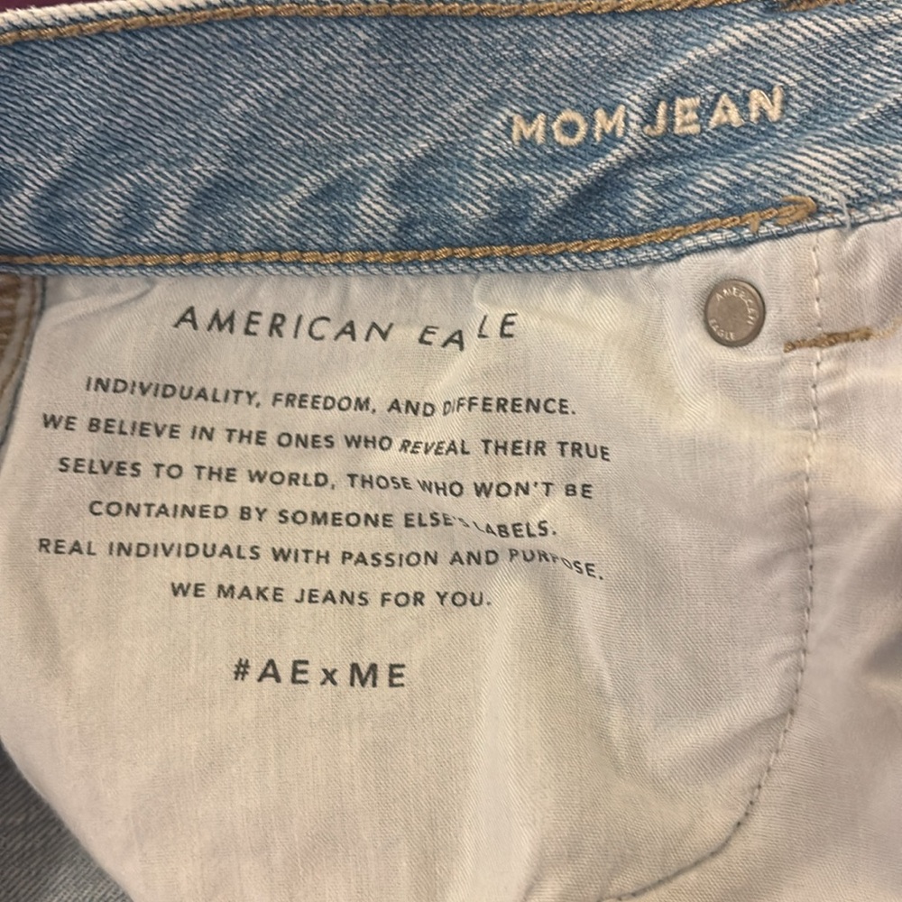American Eagle 16R Distressed Mom Jean - Picture 5 of 5